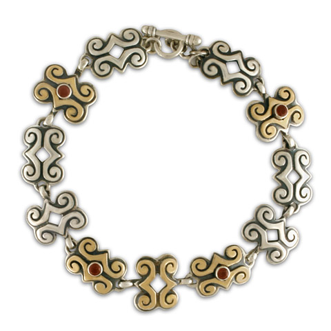 Amora Bracelet in Garnet