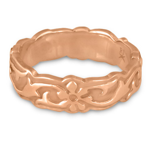 Borderless Persephone Wedding Ring in 18K Rose Gold