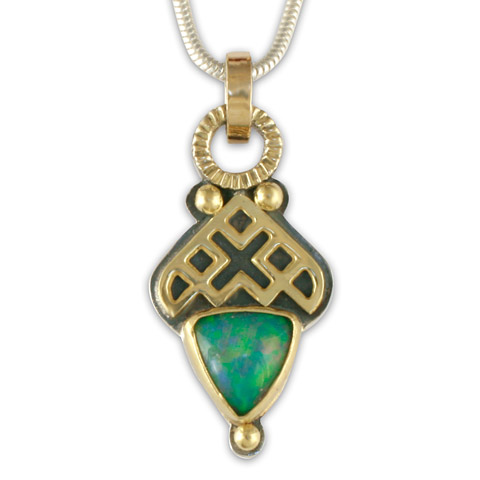 One-of-a-Kind Acorn Opal Pendant in Opal