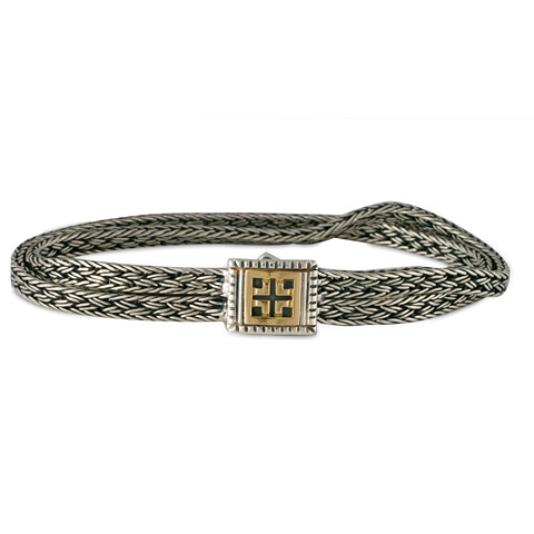 Portico Bracelet in 14K Gold & Silver