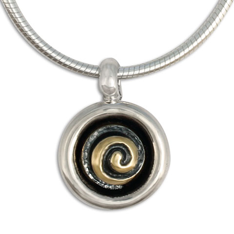 Spiral Eclipse Pendant in
