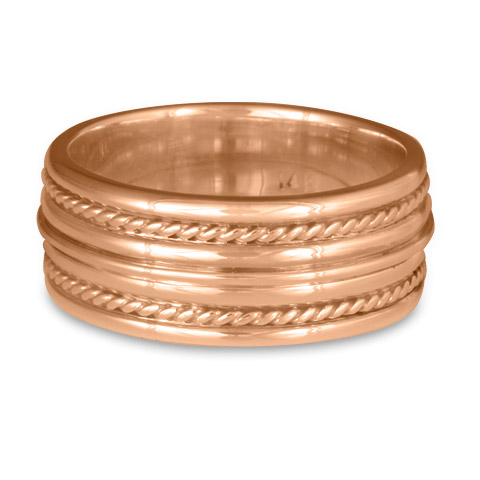 Windsor Twist Ring in 18K Rose Gold