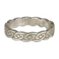 Borderless Petra Wedding Ring in 14K White Gold