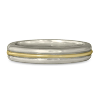 Windsor Wedding Ring in Two Tone