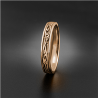 Extra Narrow Papyrus Wedding Ring in 18K Rose Gold