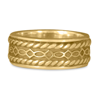 Felicity Twist Wedding Ring in 14K Yellow Gold