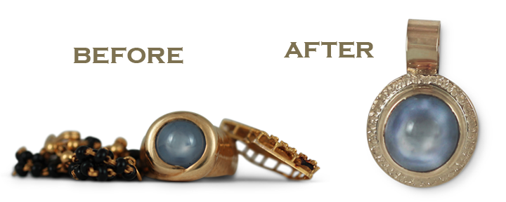 Heirloom Jewelry Redesign | Repurposed Jewelry | Abby Sparks Jewelry