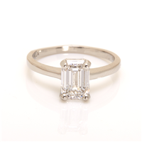 Basket Solitaire in Platinum