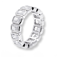 And Ever Eternity Band in 14K White Gold