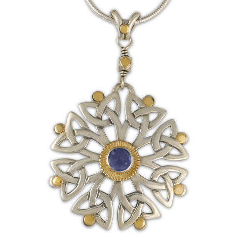 Arbor Dangle Pendant in Iolite