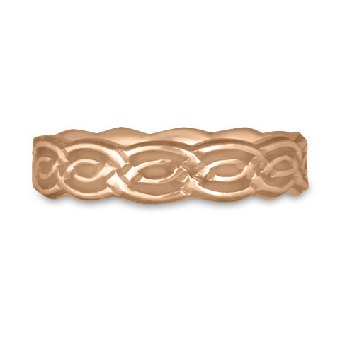 Borderless Laura Wedding Ring in 18K Rose Gold