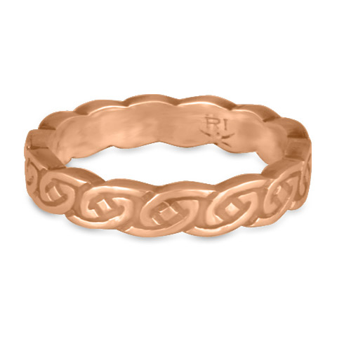 Borderless Petra Wedding Ring in 18K Rose Gold