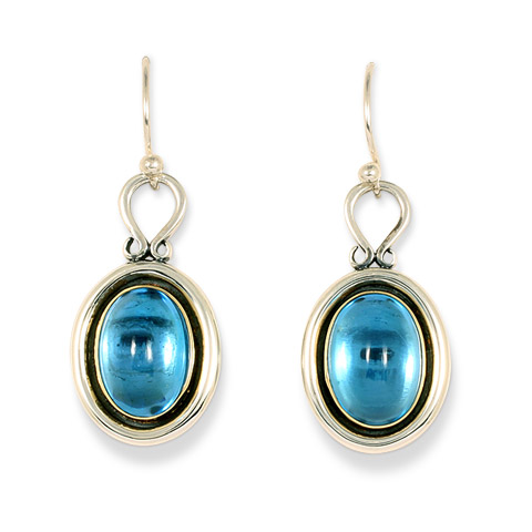 Classico Earrings with Gem in