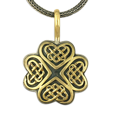 Clover Heart Necklace in