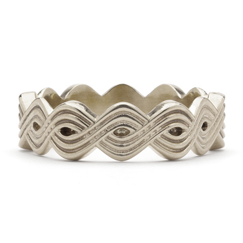Croatian Ring in 14K White Gold