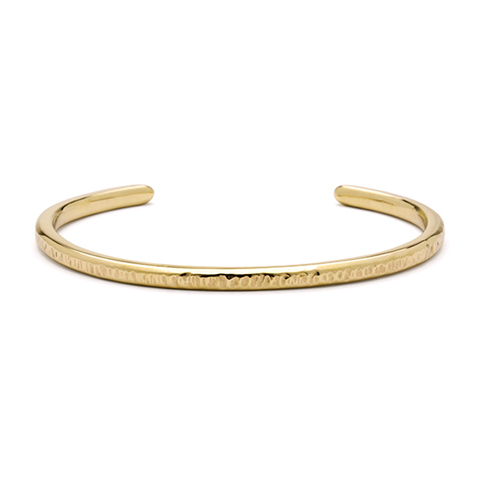 Cuff Bangle Bracelet in 14K Yellow Gold