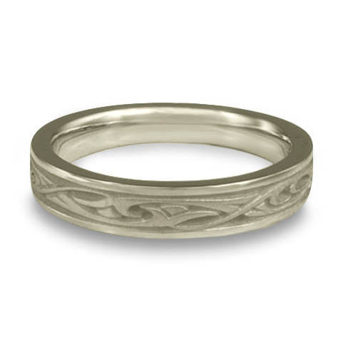 Extra Narrow Papyrus Wedding Ring in Platinum