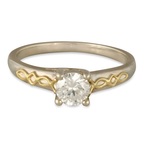 Felicity Solitaire Engagement Ring in Moissanite