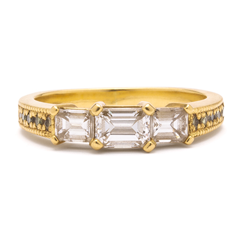 Justinian Engagement Ring in 14K Yellow Gold