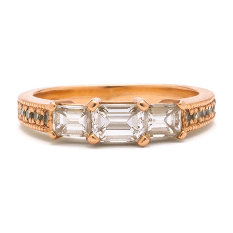 Justinian Engagement Ring in 18K Rose Gold