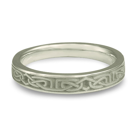 Labyrinth Wedding Ring in Platinum