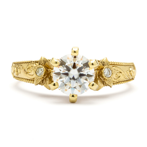 Lily Ring in 14K Yellow Gold