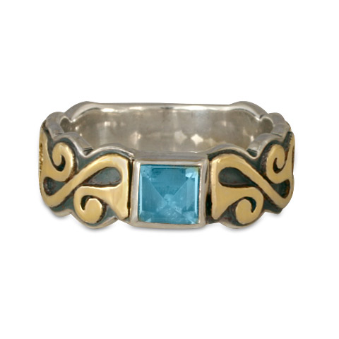 Madelaine Ring in Blue Topaz