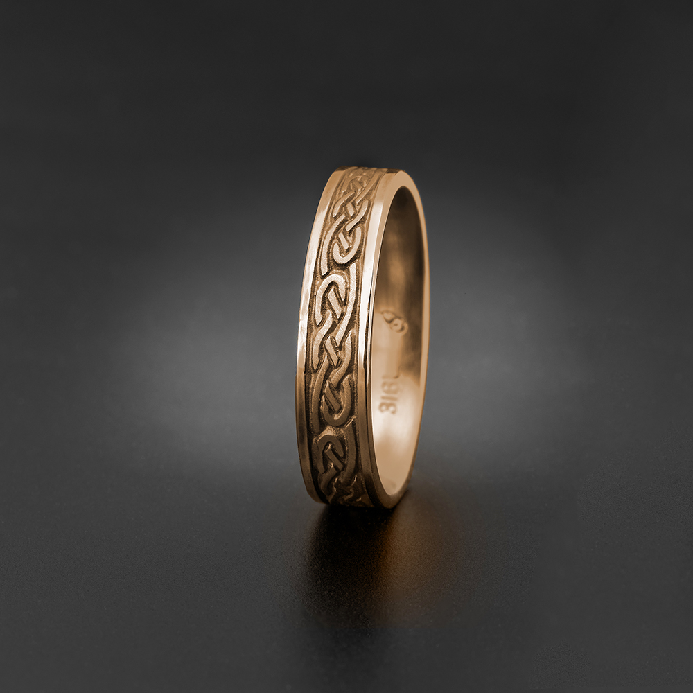 Narrow Infinity Wedding Ring in