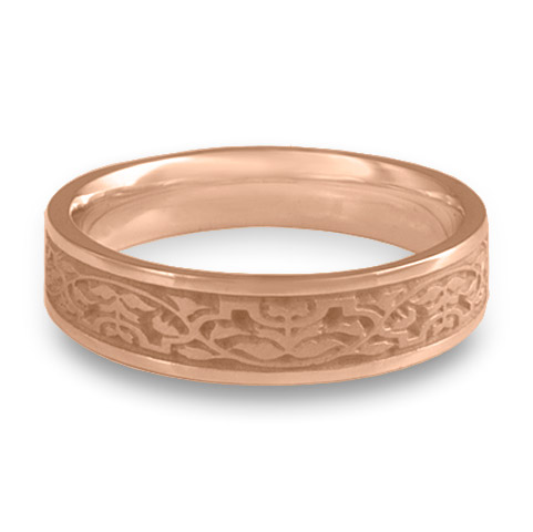 Narrow Morocco Wedding Ring in 18K Rose Gold