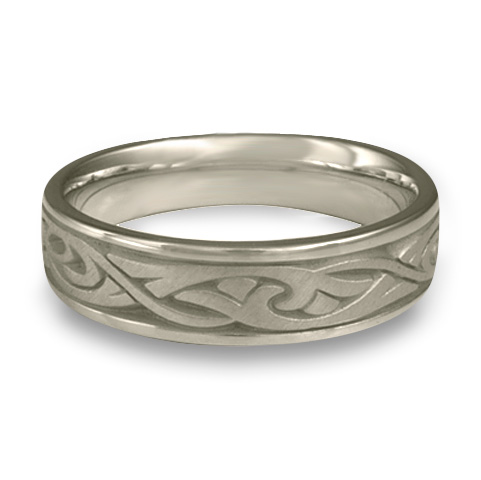 Narrow Papyrus Wedding Ring in Platinum