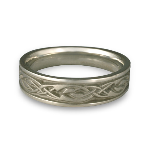 Narrow Sonoma Hills Wedding Ring in Platinum