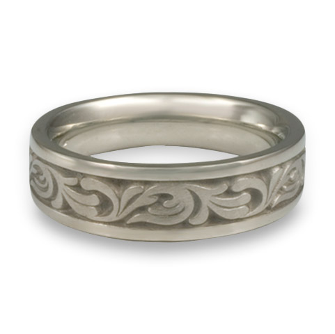 Narrow Tradewinds Wedding Ring in Stainless Steel