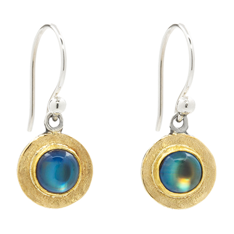 One-Of-A-Kind Dione Earrings With Blue Moonstone in