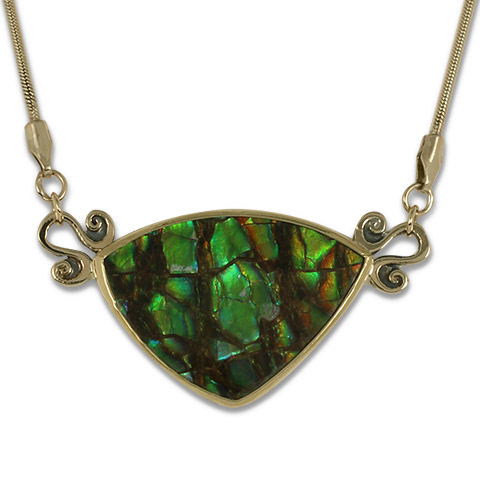 One-of-a-Kind Ammolite Necklace in