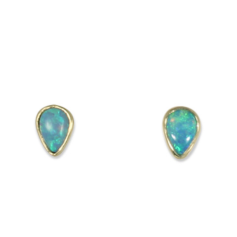 One-of-a-Kind Australian Opal Earrings in