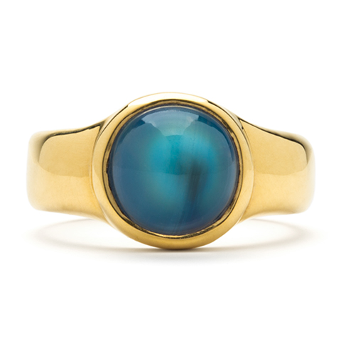One-of-a-Kind Blue Moonstone Ring in