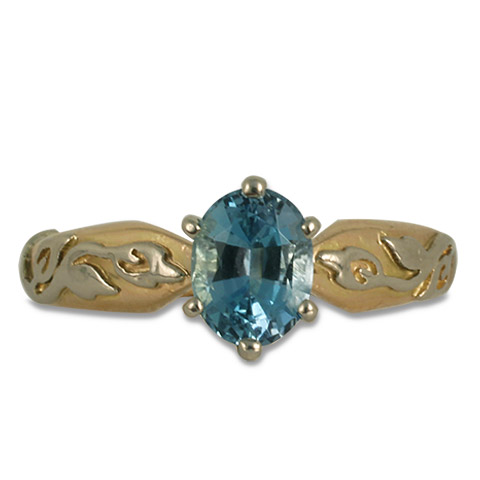 One-of-a-Kind Flores Aquamarine Ring in