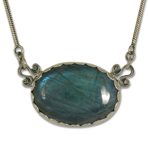 One-of-a-Kind Labradorite Necklace in