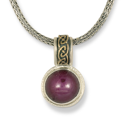 One-of-a-Kind Star Sapphire Petra Pendant in