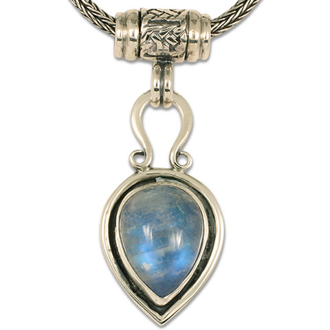 One-of-a-Kind Venetian Moonstone Pendant in