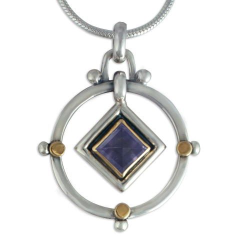 Petey Pendant in Iolite