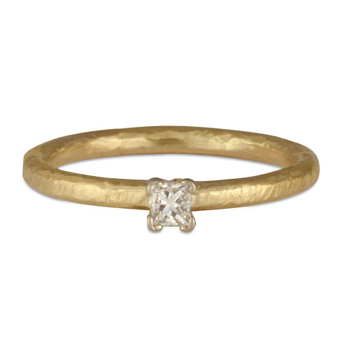Playa Stacker Engagement Ring in 14K Yellow Gold