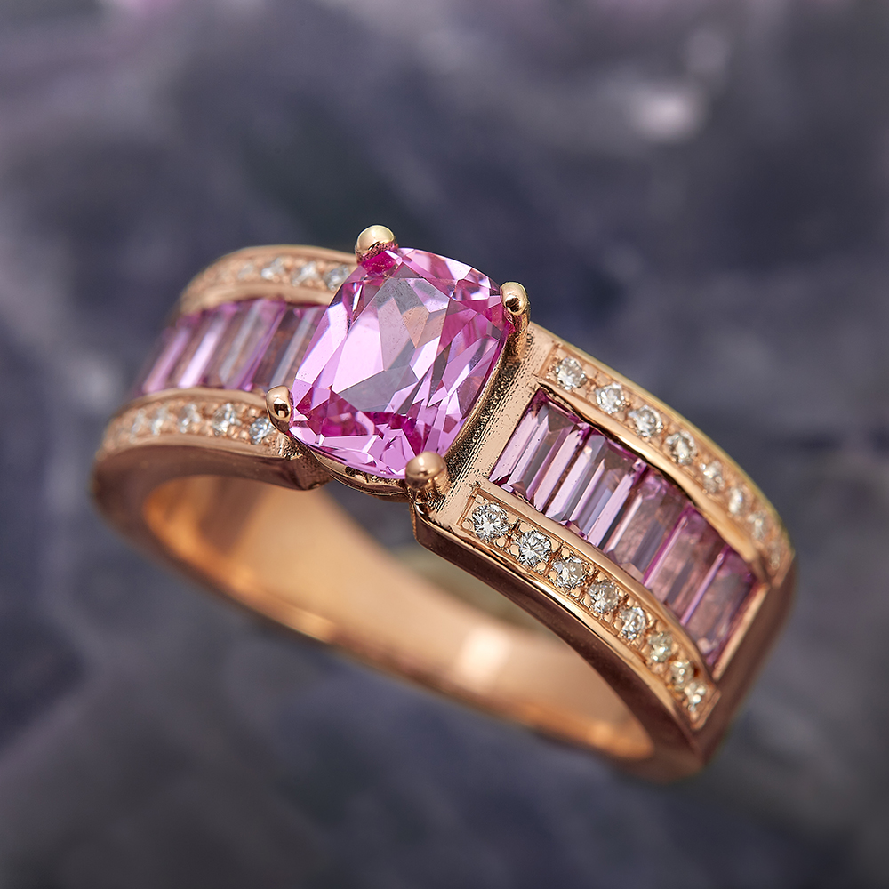 Pretty in Pink Sapphire Ring in