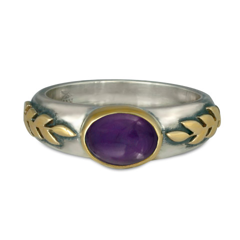Roman Ring in Amethyst