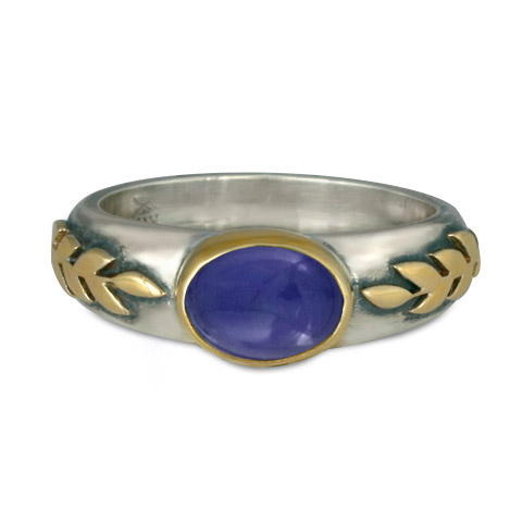 Roman Ring in Iolite