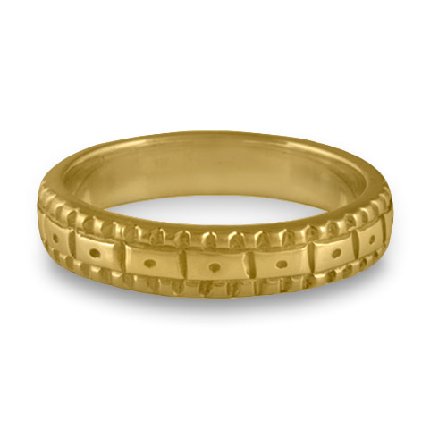 Solaris Wedding Ring in 18K Yellow Gold