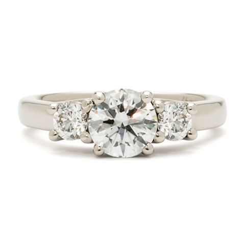 Trifecta Flow Engagement Ring in