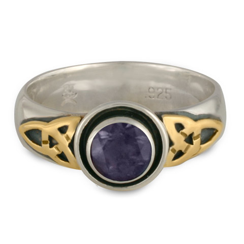 Trinity Cup Ring in Iolite