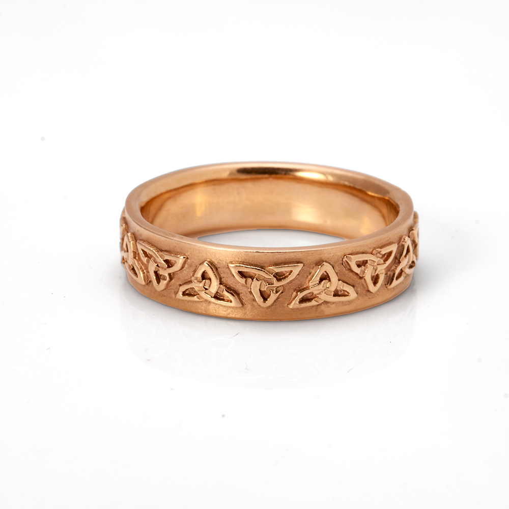 Trinity Strand Wedding Band Wide in