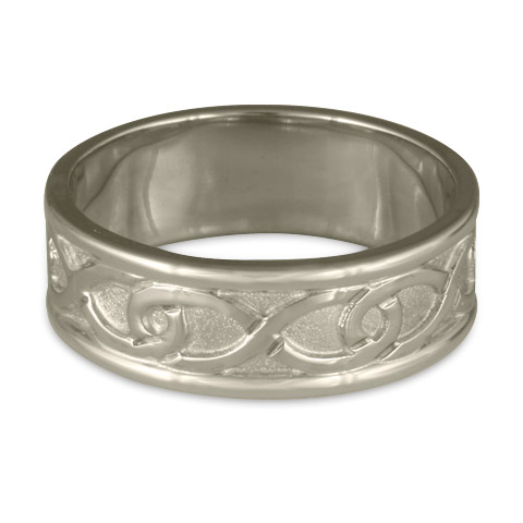 Twinning Infinity Wedding Ring in 14K White Gold